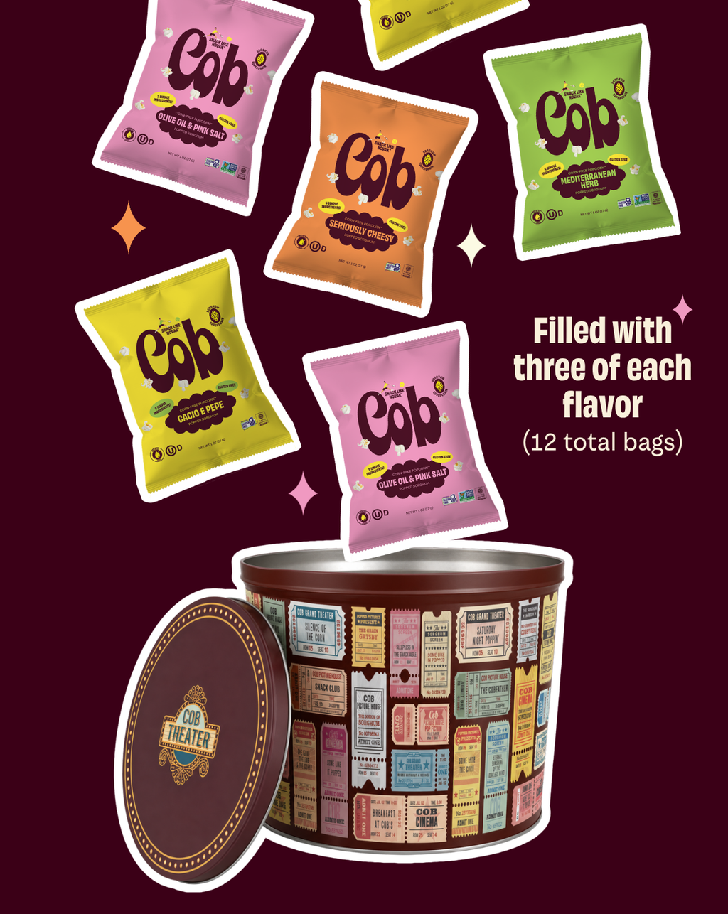 The Cob Theater Tin