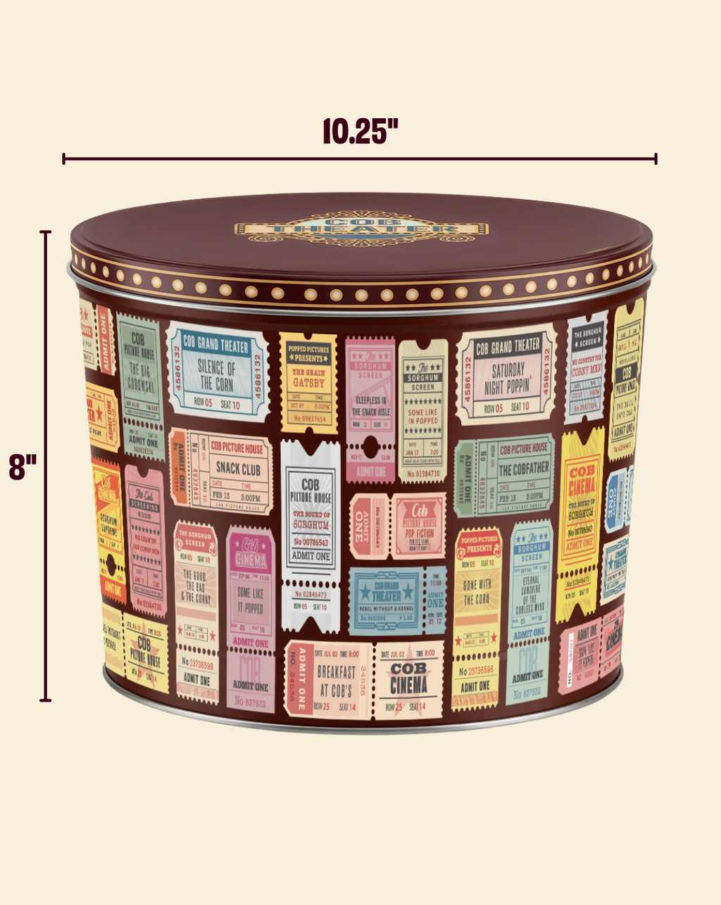 The Cob Theater Tin