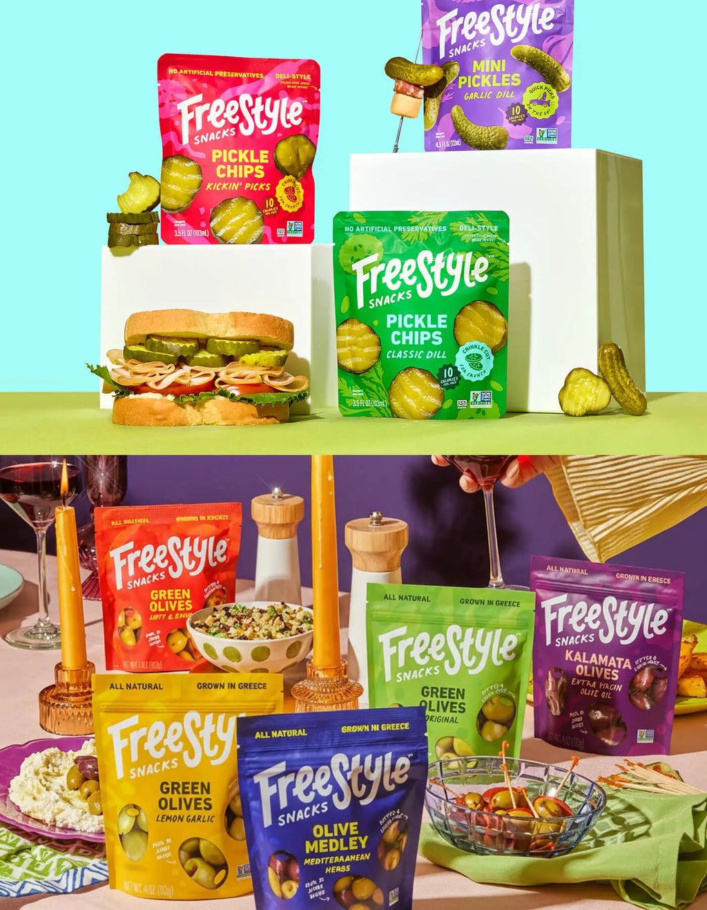 The Party Pack – Olives & Pickles