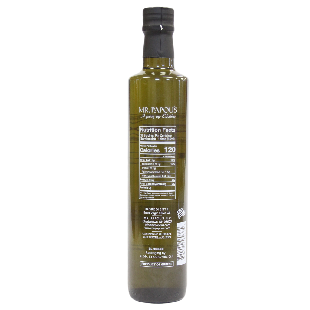 Mr. Papou's Authentic Extra Virgin Olive Oil